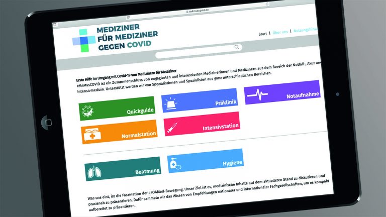 Read more about the article EX-Alumni unterstützen Mediziner-Portal für Corona-Fachinfos